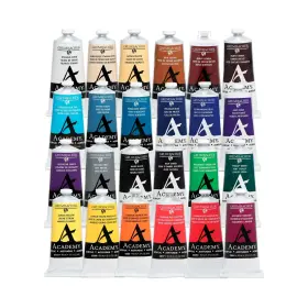 Grumbacher 194447061233 Academy Professional Acrylic Paint Set Of 24 90ml Multi ... Fast Ship