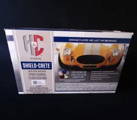 20.102100 H&c New Shield Crete Epoxy Garage Floor Coating 1 Car Kit Gray Pewter 250 Sq Ft