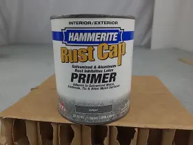 44200 Hammerite 1x Rust Cap Primer Gray 1 Quart Discontinued Aluminum
