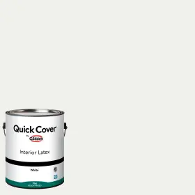 80345568 Handmade Quick Cover Interior Latex Paint Flat White 1 Gallon