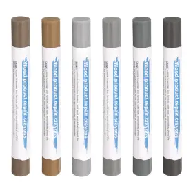 Hta241202hh000026 Harfington Wood Filler Sticks 6 Colors Wooden Wax Regular Lead Gray Series