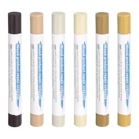 Hta241202hh000031 Harfington Wood Filler Sticks 6 Colors Wooden Wax Touch Regular Brown Series