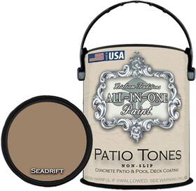Heirloom Traditions 647351455198 All-in-one Deck And Patio Paint Non-slip Acrylic Coating With Aggregate Color Putty