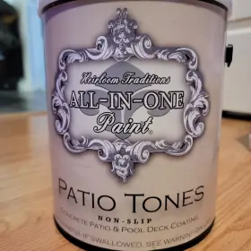 Htp105 Heirloom Traditions Paint Patio Tones Putty 1 Gal All-in-one Non-slip Deck