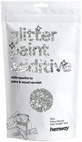 Hemway 056203740620 Glitter Paint Additive Crystals For Acrylic Emulsion Interior And Exteri