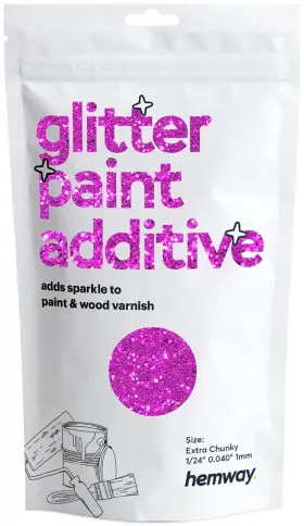 Hemway 056203740675 Glitter Paint Additive Crystals For Acrylic Emulsion Interior And