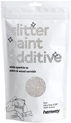 Hemway 056203741917 Glitter Paint Additive Crystals For Acrylic Emulsion Interior And Exteri