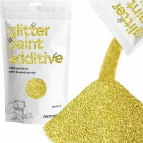 Hemway 060529000016 Gold Glitter Grout Additive 100g / 3.5oz For Acrylic Latex Emulsion/acrylic Pain