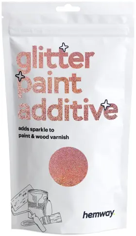 Hemway 060529009965 Glitter Paint Additive Crystals For Acrylic Interior And Exterio