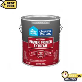 Hgtv Home Hp5474402-16 Sherwin-williams Oil Power Primer Extreme Interior/exterior White 1 Gal
