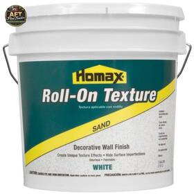 Homax 041072024174 2 Gal. White Sand Roll-on Texture Decorative Wall Finish