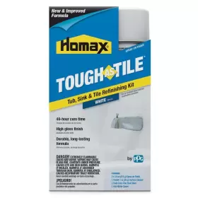 3153 Homax Tub Sink And Tile Refinishing Kit 32 Oz. Porcelain Repair Gloss White