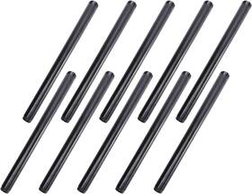 Home Tzh 313092216250 1/2 Inch X12 Black Painted Iron Pipe 10 Pack Threaded Paint Finish