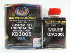 House Of Kolor 806298451827 Blue Epoxy Primer Kit 1 Quart With 1/2 Pint Activator