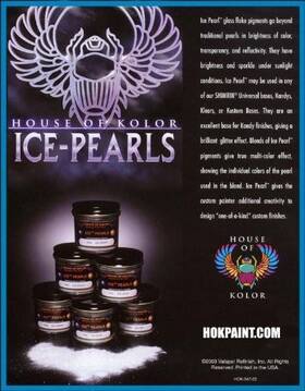 House Of Kolor 844825034143 4 Oz. Ice Pearl Blue Ip05/sg100 Basecoat