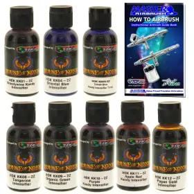 House Of Kolor 848849097085 2oz 8 Color Kit Kandy Koncentrate Intensifier Paint