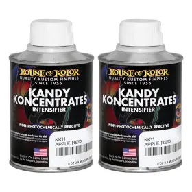 Kk11-c02 House Of Kolor Apple Red Kandy Koncentrate 1/2 Pint 2 Pack