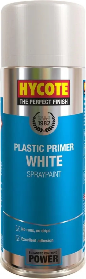 Hycote 054242100450 High Build Aerosol For Car Primer Spray Paint Adhesive White Plastic