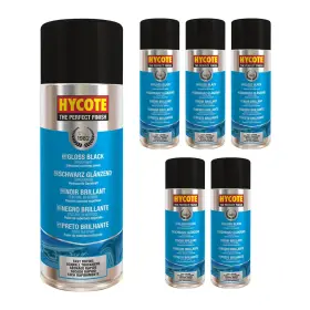 Xuk0272pk6 Hycote Black Spray Paint Gloss 81.2 Ounce Pack Of 1