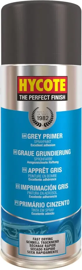 Xuk03015 Hycote Fast Drying Aerosol Car Spray Paint Grey Primer 13.5 Oz