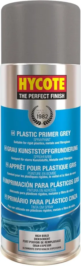 Xuk612 Hycote High Build Aerosol Car Spray Paint Grey Plastic Primer 13.5 Oz