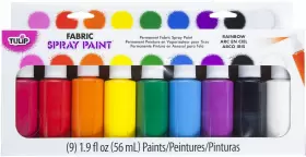 29069 I Love To Create Tulip Fabric Spray Paint Party Pack 1.9oz 9/pkg-assorted