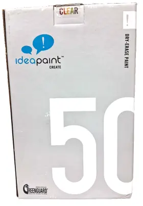 Ideapaint 813950011947 Create 50 Sq Feet Dry-erase Paint - Clear Keep Your Existing Color