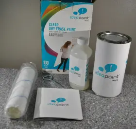 Ideapaint Create 813950011961 Clear Dry Erase Paint 100 Sq. Ft. Nib Fast Ship