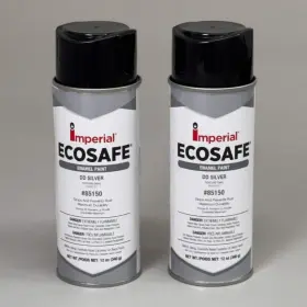 85150 Imperial 2 Pack Ecosafe Gloss Enamel Paint Acrylic Base Dd Silver 12 Oz