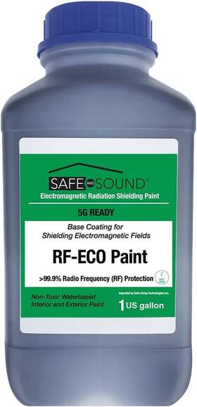 Inc. 313104789734 Safe And Sound Rf-eco 5g Shielding Paint - 1 Us Gal Inc