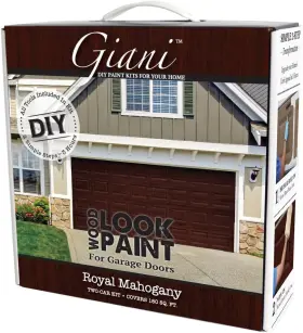 Inc. 445030129193 Wood Look Paint Kit For Garage Doors Royal Mahogany