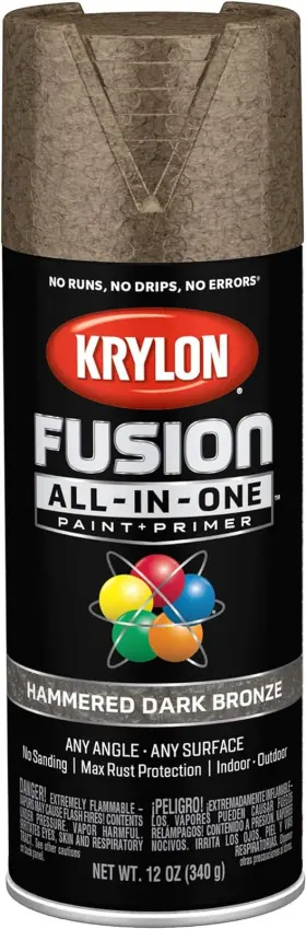 Industrial Products Group 445033256292 Fusion All-in-one Adhesive Hammered Finish Spray Paint For Indoor/outdoor Use 1