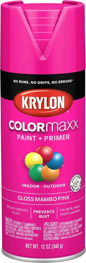 K05528007 Industrial Products Group 5528 Colormaxx Spray Paint And Primer For Indoor/outdoor Use Gloss Mambo P