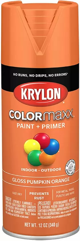 K05532007 Industrial Products Group 5532 Colormaxx Spray Paint And Primer For Indoor/outdoor Use Gloss Pumpki