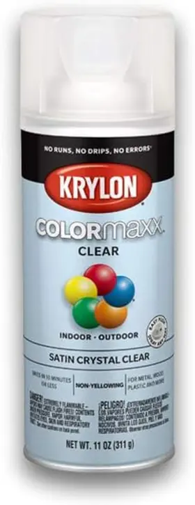 K05562007 Industrial Products Group 5562 12 Oz Crystal Clear Colormaxx Paint And Primer Spray Satin