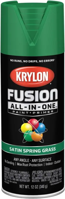 K02751007 Industrial Products Group Fusion All-in-one Adhesive Spray Paint For Indoor/outdoor Use 12 Oz Spring