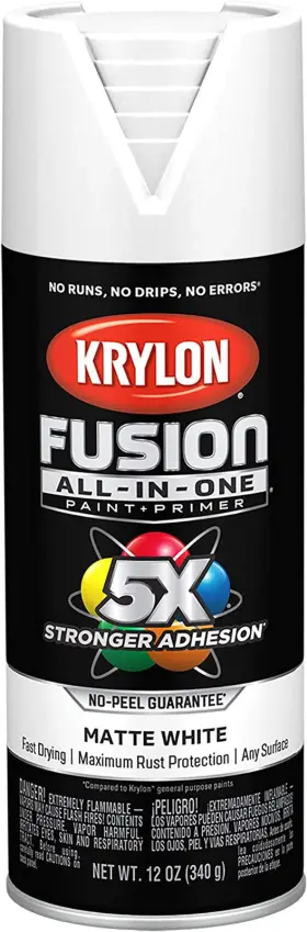 K02764007 Industrial Products Group Fusion All-in-one Spray Paint For Indoor/outdoor Use Matte Wh
