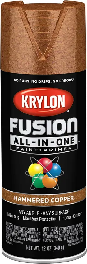 K02786007 Industrial Products Group Fusion All-in-one Adhesive Hammered Finish Spray Paint For Indoor/outdoo