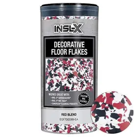 Egf700099-ea Insl-x 023906340377 Products Red Combo Decorative Floor Flakes 12 Oz