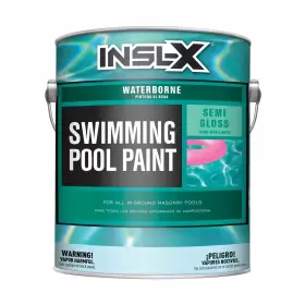 Insl-x 023906405533 Waterborne Semi-gloss Acrylic Pool Paint Ocean Blue 1 Gallon