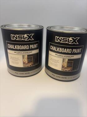 Insl-x 023906778842 2 - Insl-x Chalkboard Paint Black 1 Quart Studio Finishes For Walls And Diy