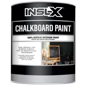 Insl-x 023906780548 Chalkboard Paint Black 1 Quart Studio Finishes For Walls And Diy Projects