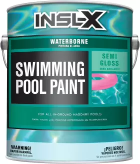 Insl-x 690002642454 Waterborne Semi-gloss Acrylic Pool Paint Royal Blue 1 Gallon