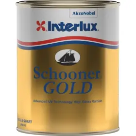 Yva500 Interlux Yva500/qt / International Paint Schooner Gold Varnish Quart