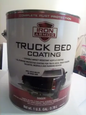 Iron Armor 792363607780 1 Gallon Truck Bed Coating Free Shipping