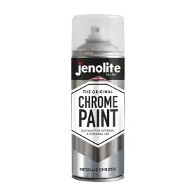 Jenolite 060148421353 Chrome Spray Paint Smooth Finish - Multi Surface Suitable For Inch