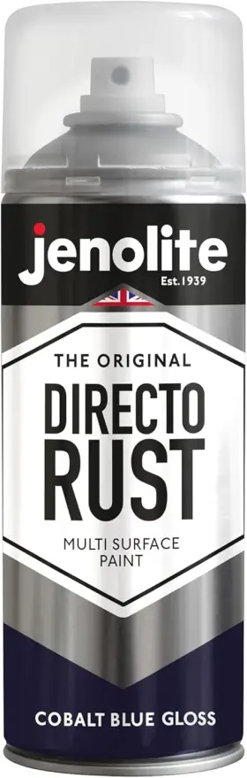 Jenolite 060148422978 Directorust Gloss Spray Paint Cobalt Blue 400ml 13.52 Oz Dir