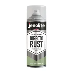 Jenolite 060148423081 Directorust Satin Spray Paint Sage Green 400ml 13.52fl Oz Semi-gloss