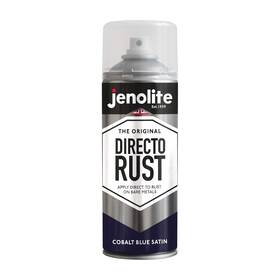 Jenolite 89114 Directorust Satin Spray Paint Cobalt Blue 400ml 13.52fl Oz S