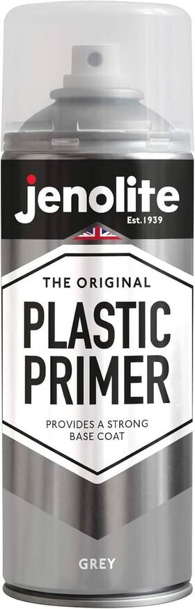 Jenolite 89175 Plastic Primer Spray - Grey Strong Adhesion Paint